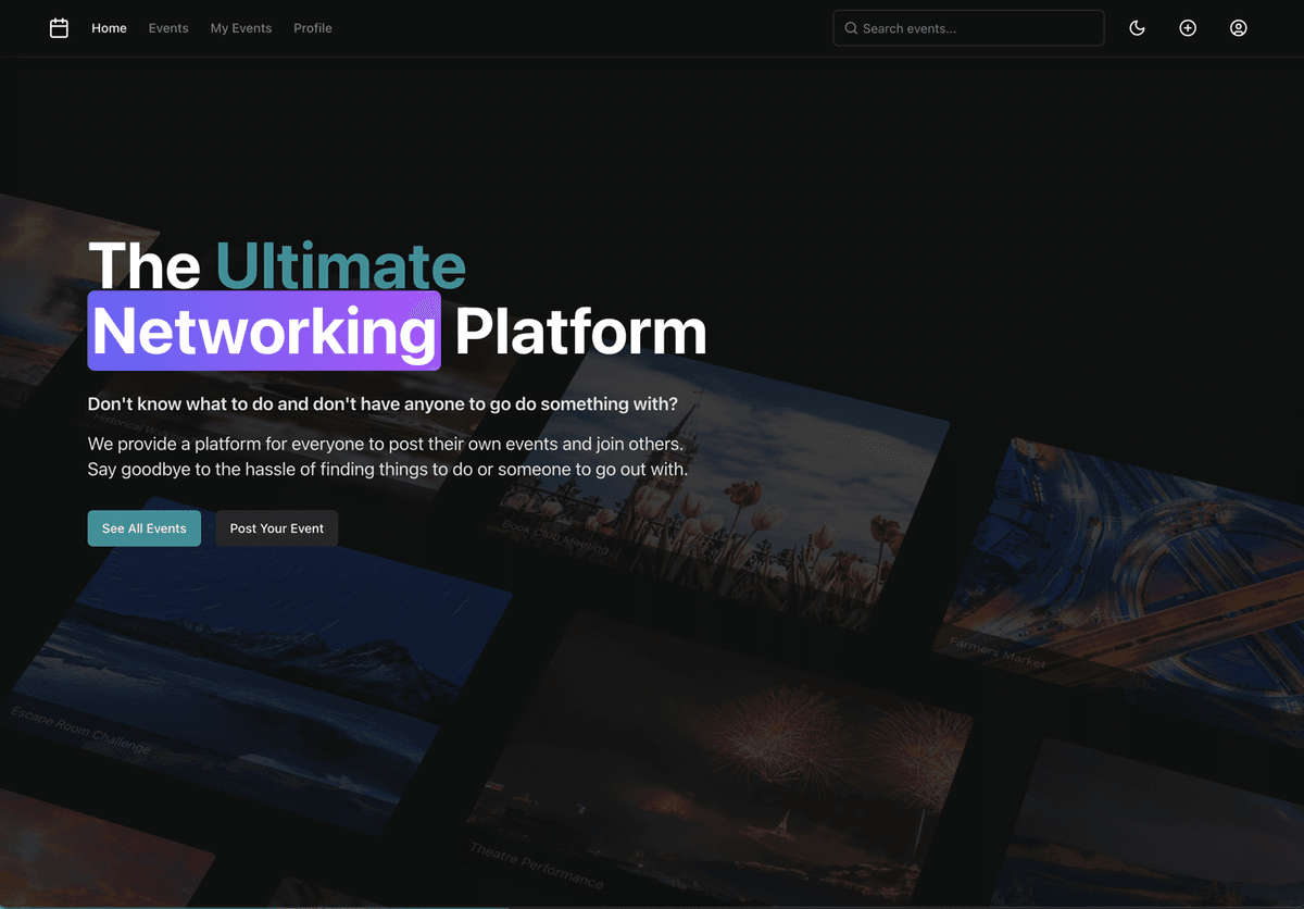 Events Networking Platform